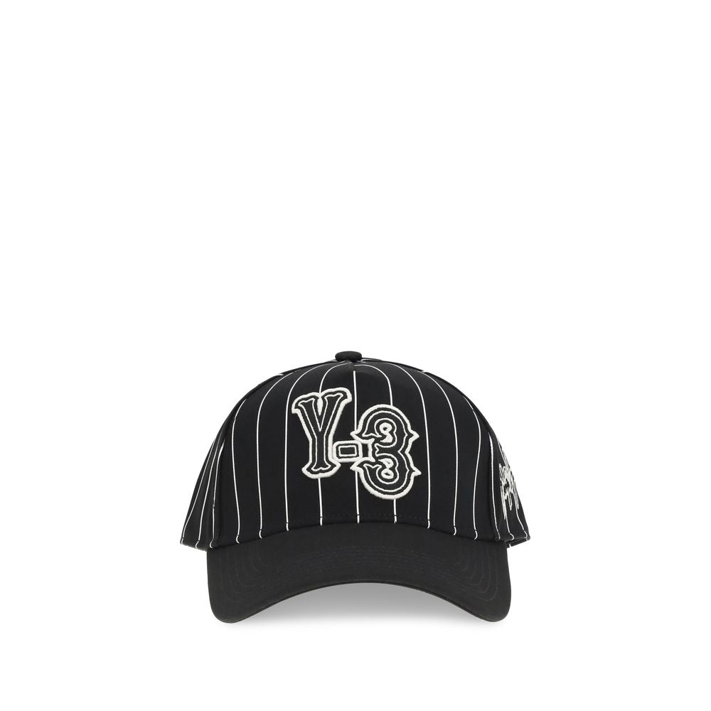 Y-3 Black Polyester Baseball Cap
