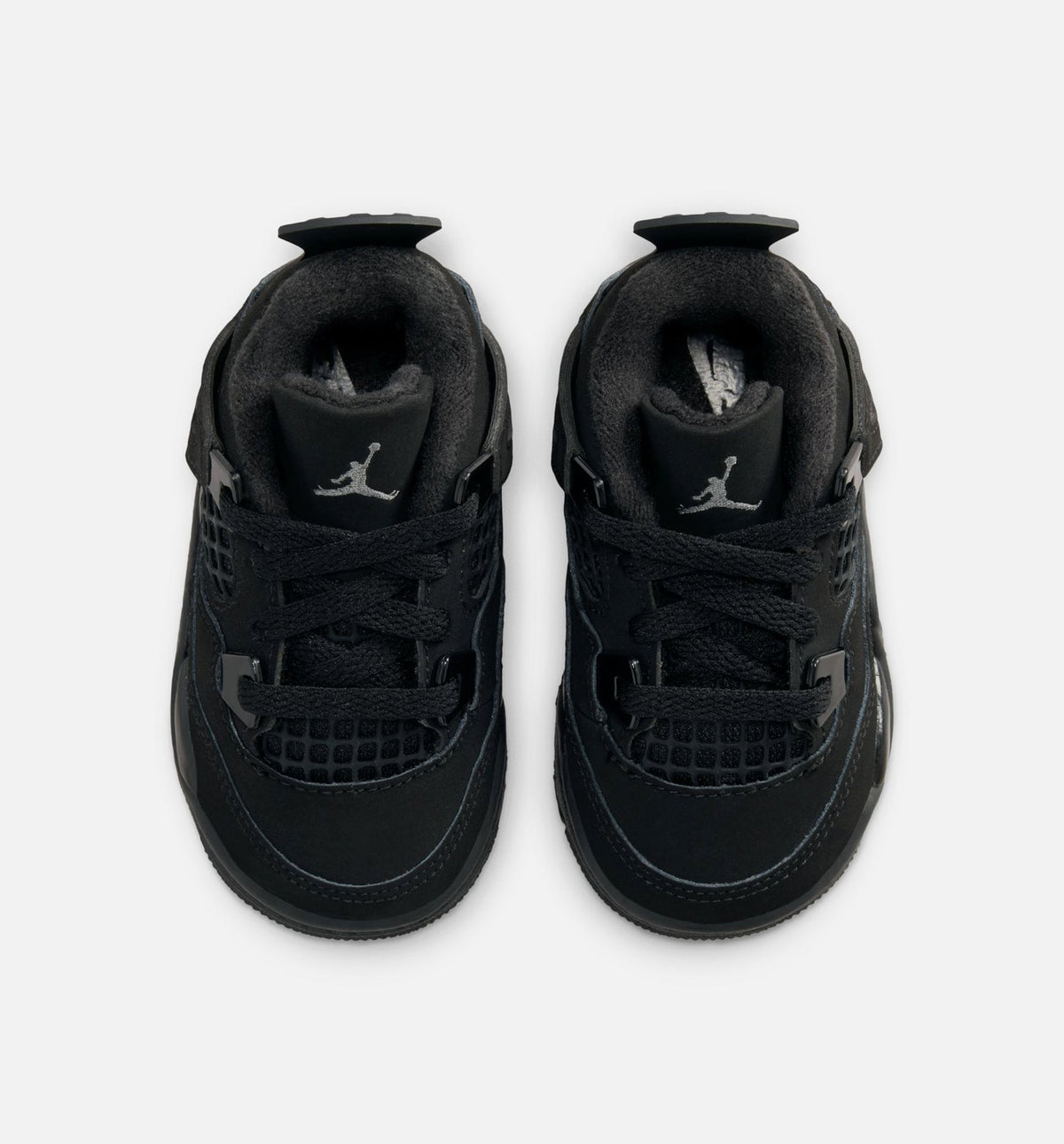 Air Jordan 4 Retro Black Cat Infant/Toddler Lifestyle Shoe - Black/Black/Light Graphite