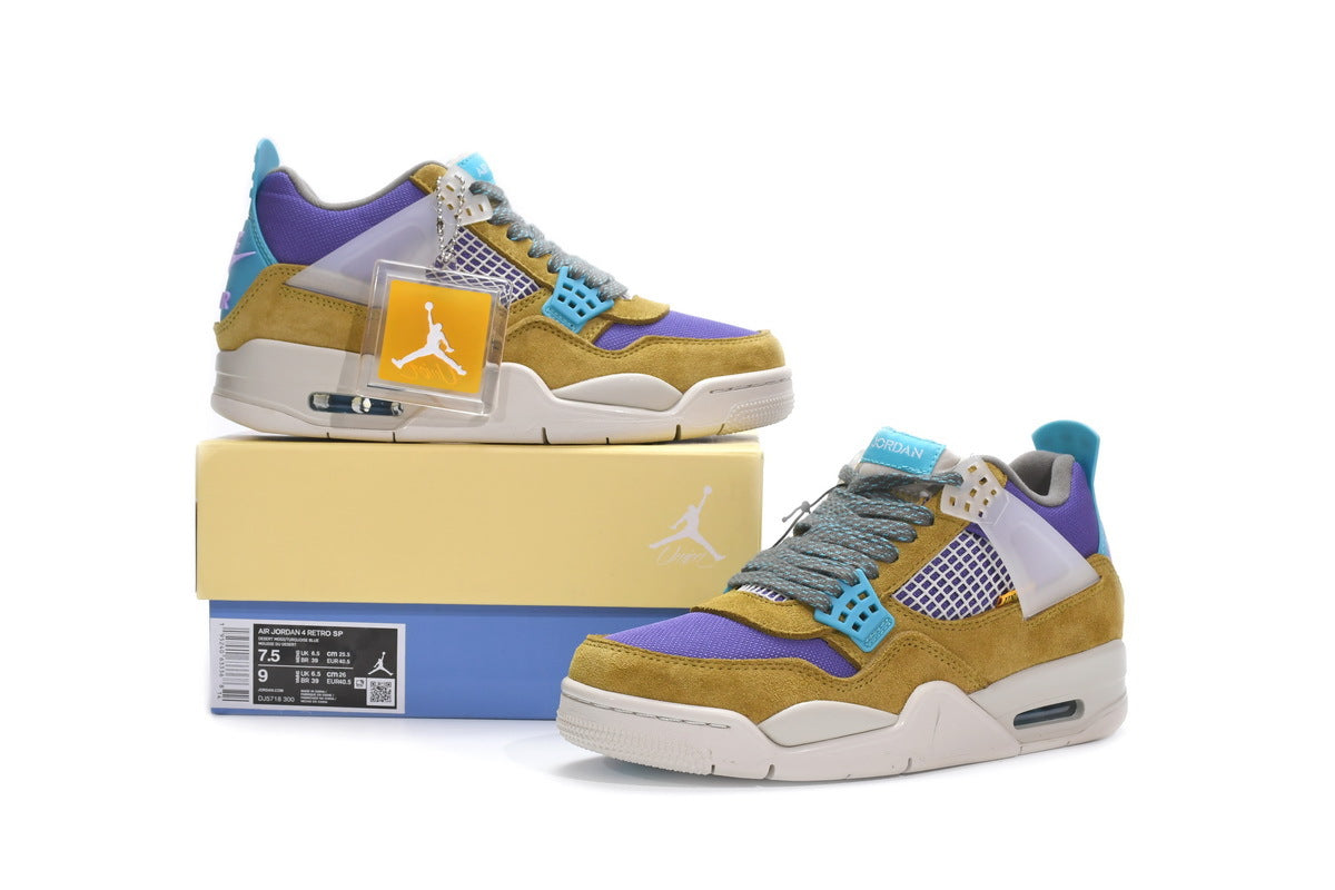 Air Jordan 4 Retro SP 30th Anniversary Union Desert Moss Reps Sneaker DJ5718-300