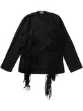 Comme des Garçons Homme Plus fringe-detailing jumper