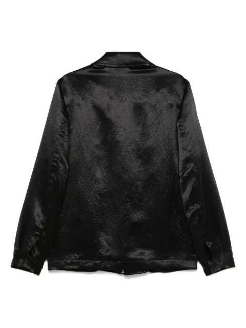 Black Comme Des Garçons satin jacket