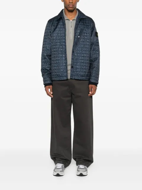 Stone Island quilted crinkle jacket