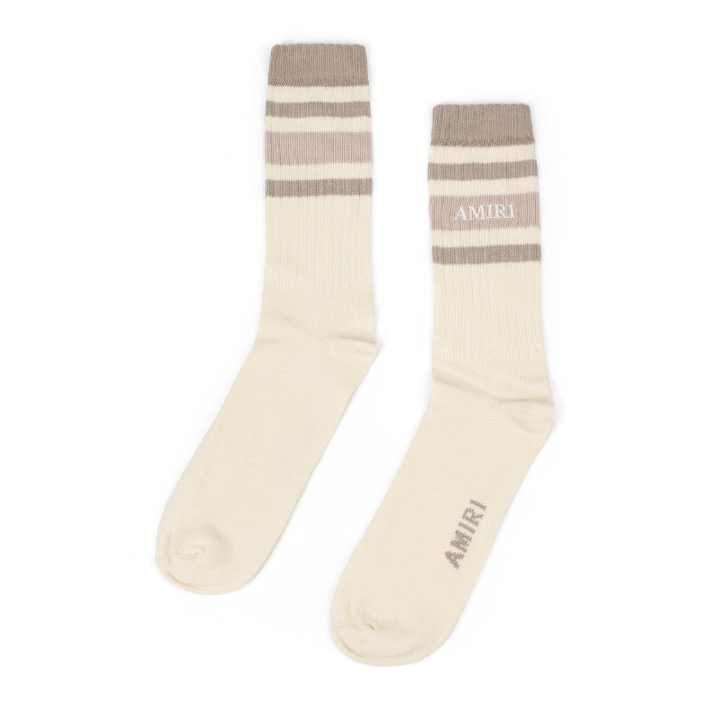Seagrass Stack Stripe Chunky Sock