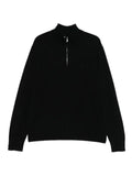 Calvin Klein mock-neck zip-neck sweater