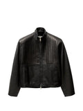 Versace leather jacket