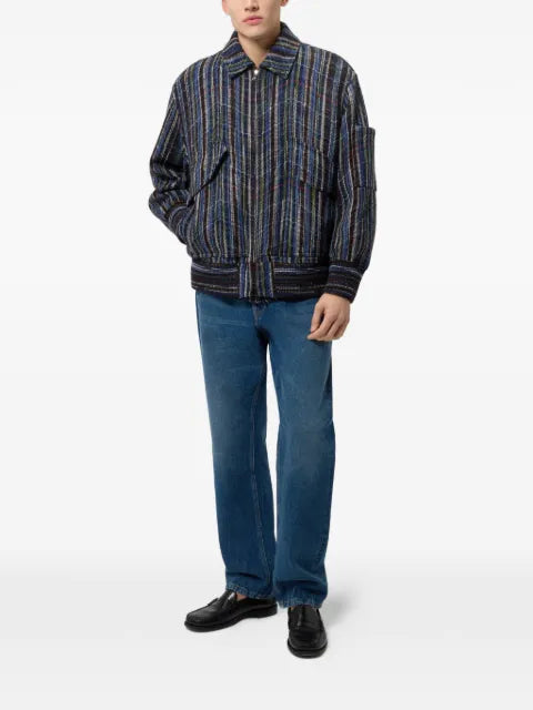 Missoni Zigzag-knit zip-up jacket