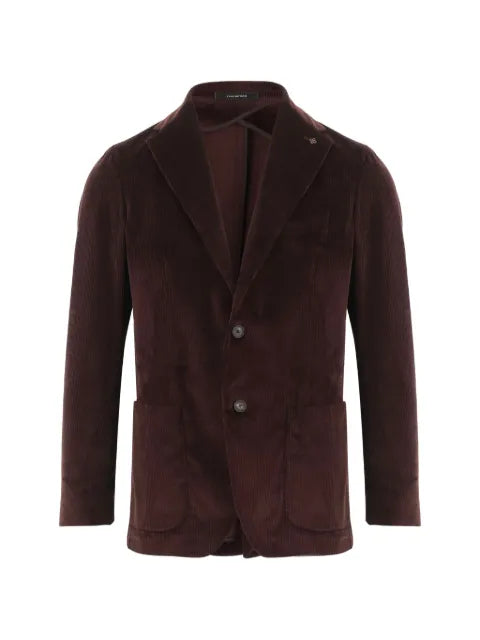 Tagliatore corduroy single-breasted blazer