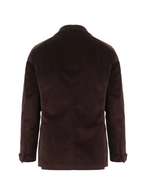 Tagliatore corduroy single-breasted blazer