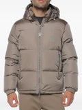 Armani Exchange hooded quilted jacket