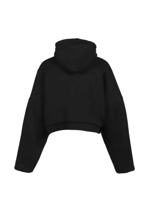 ARNODEFRANCE logo-print cropped hoodie