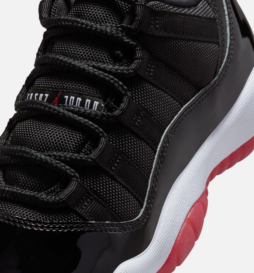 Air Jordan 11 Retro "Bred" Big Kids' Shoe – Black/Varsity Red/White