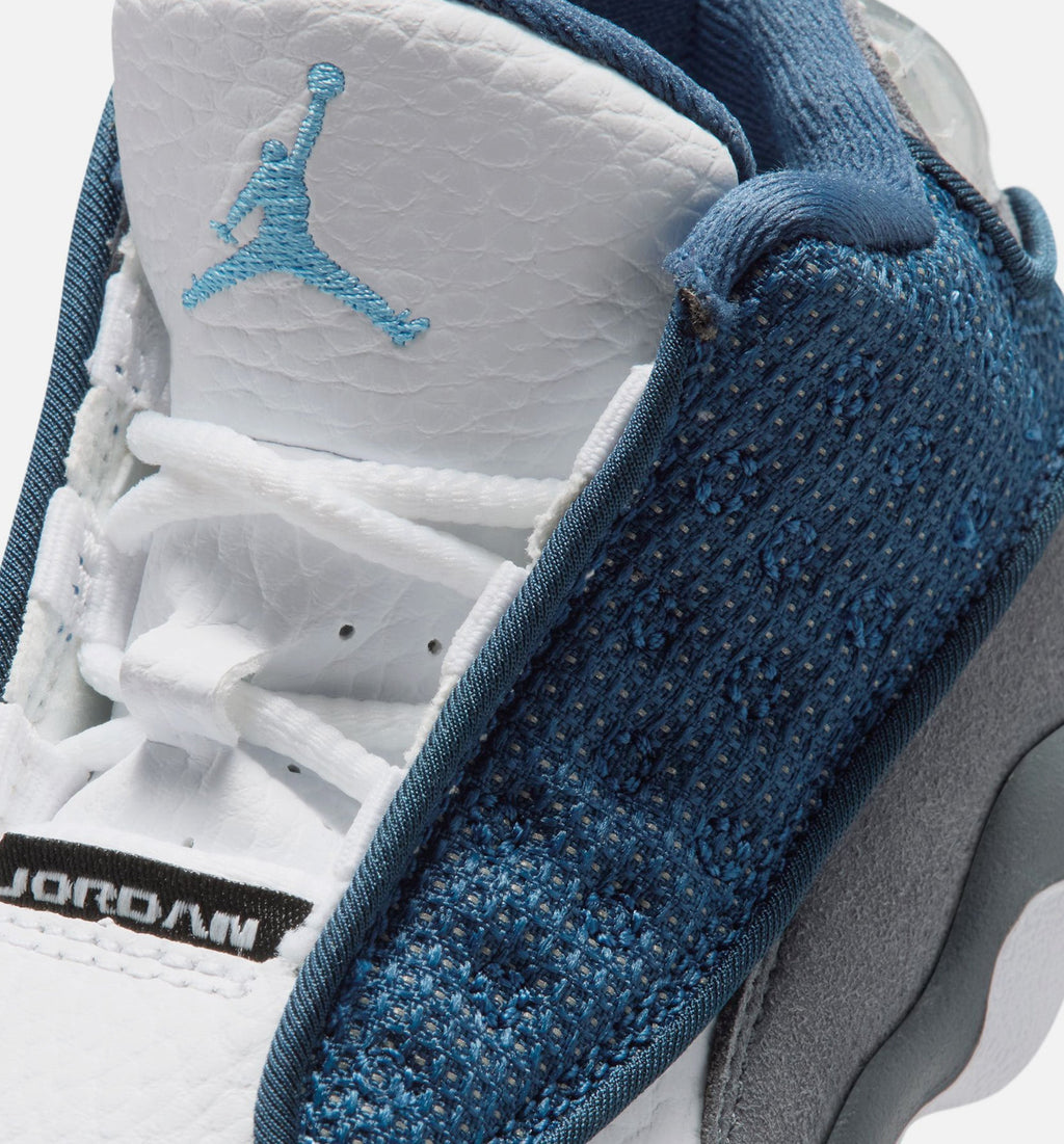 Air Jordan 13 Retro Navy and Flint Grey Infant/Toddler – Navy/University Blue/Flint Grey/White