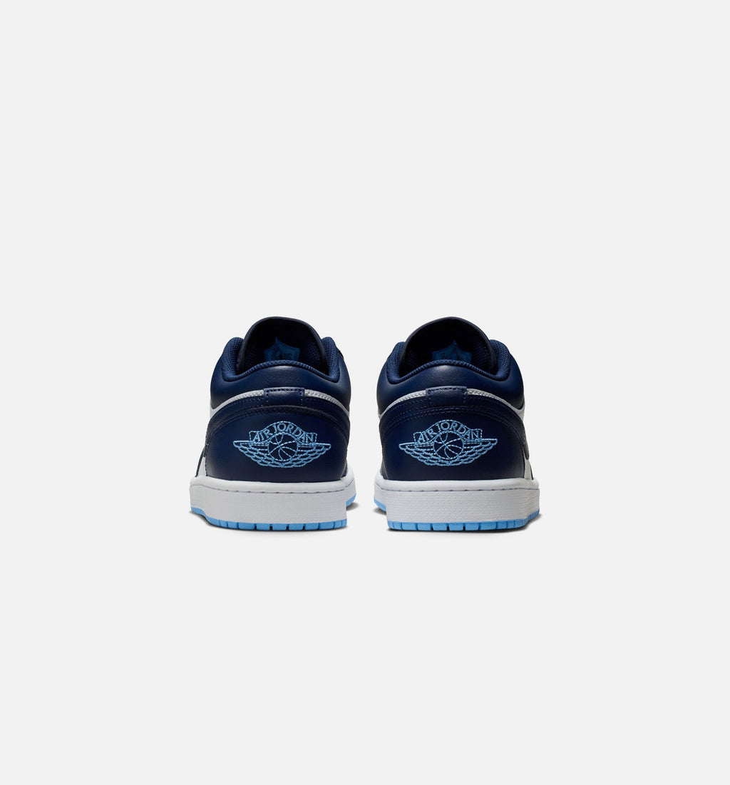 Air Jordan 1 Low Men's Lifestyle Shoes - Midnight Navy/University Blue/White