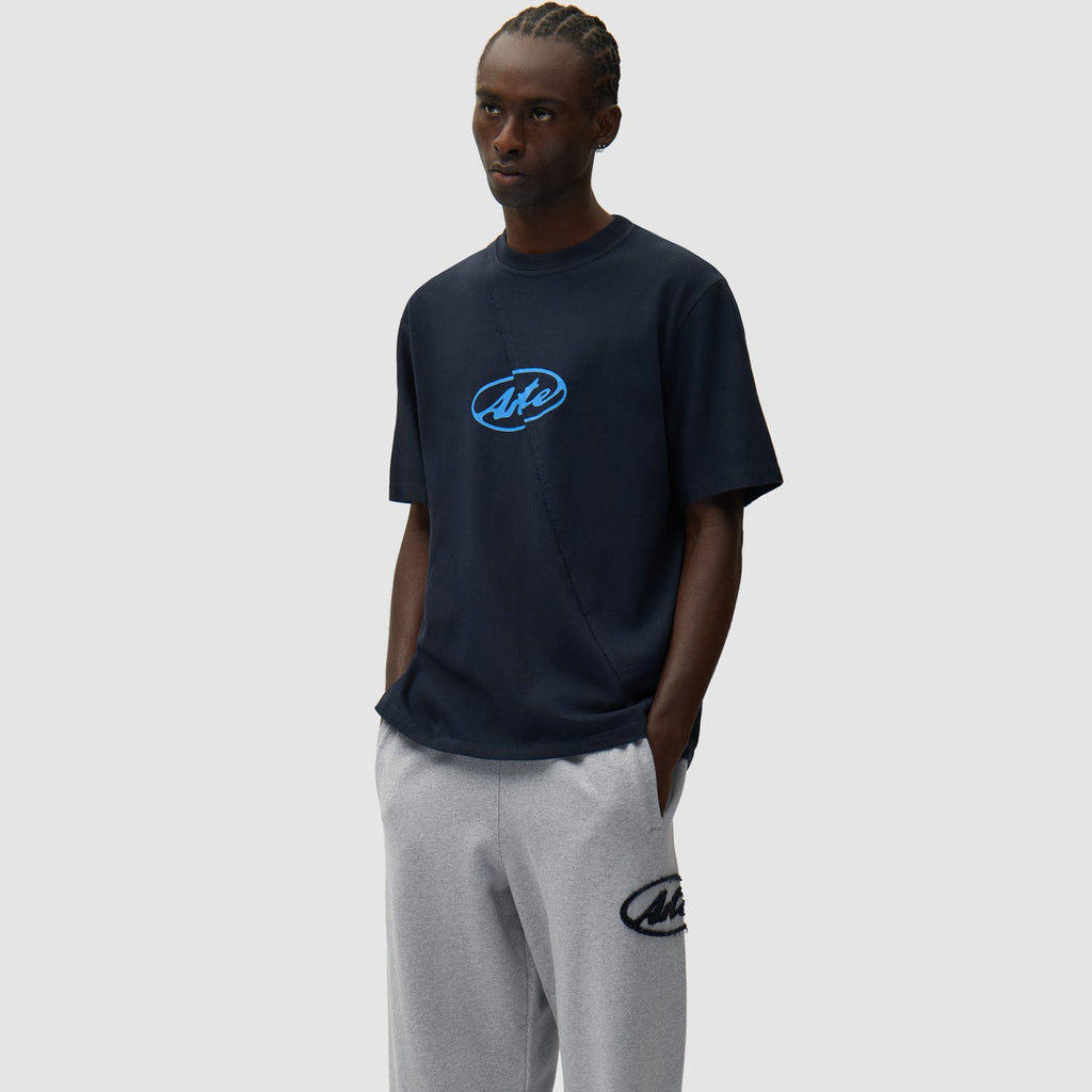 Arte Circle Patch Logo Sweatpants: Grey