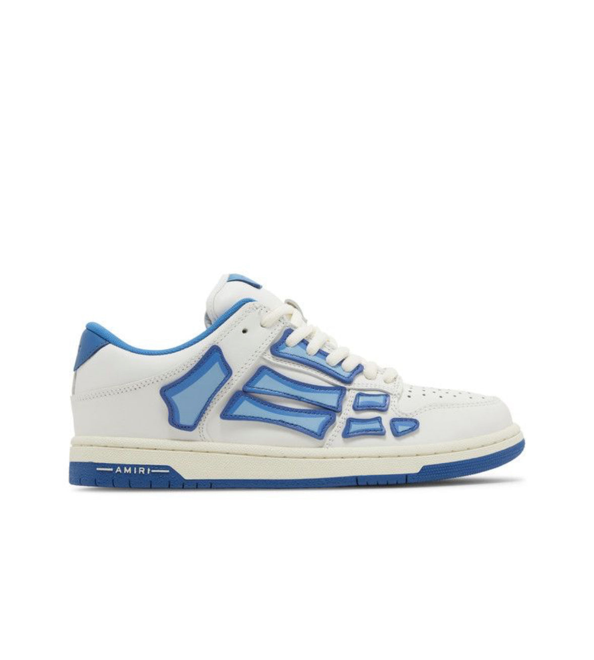 AMIRI Skel Top Low White Air Blue