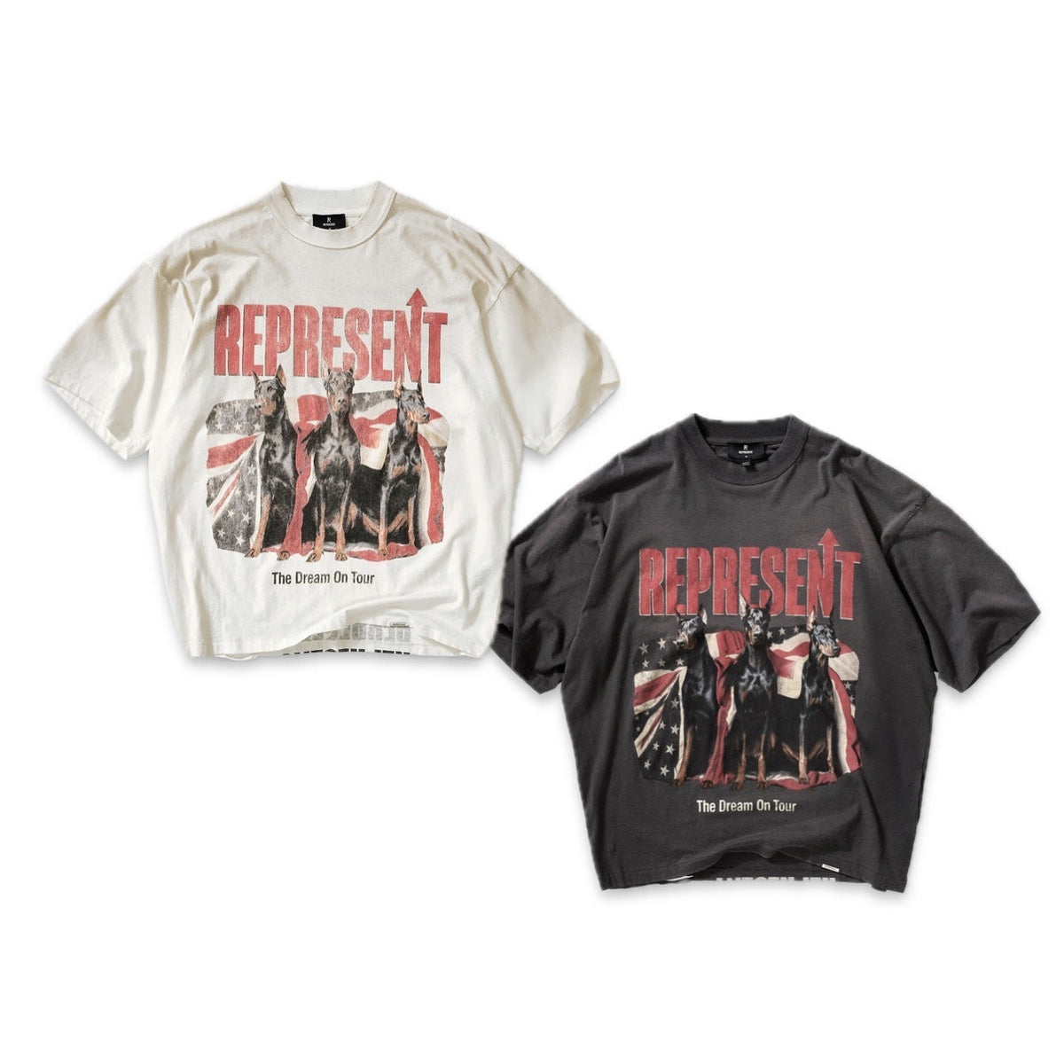Represent Cartoon Graphic Short Sleeve Crewneck T-Shirt