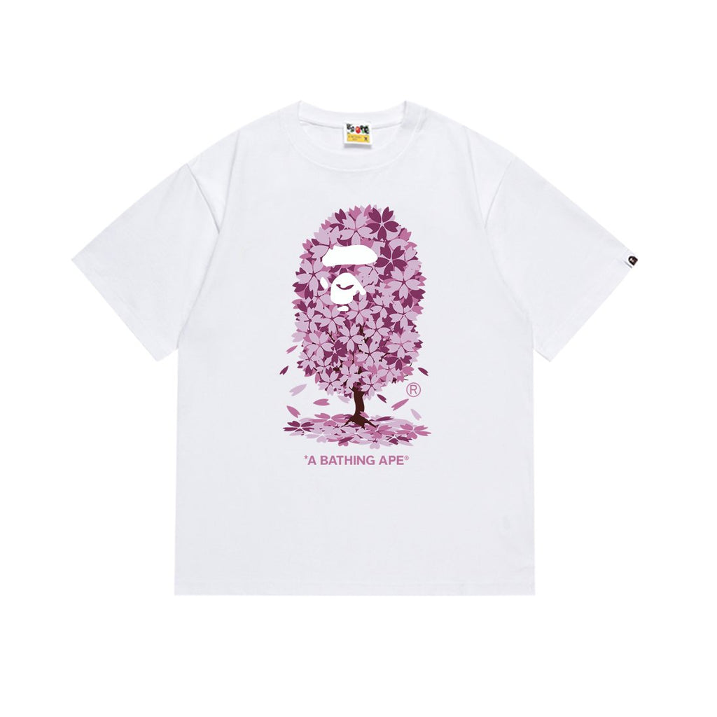 BAPE Pink Graphic Short-Sleeve T-Shirt