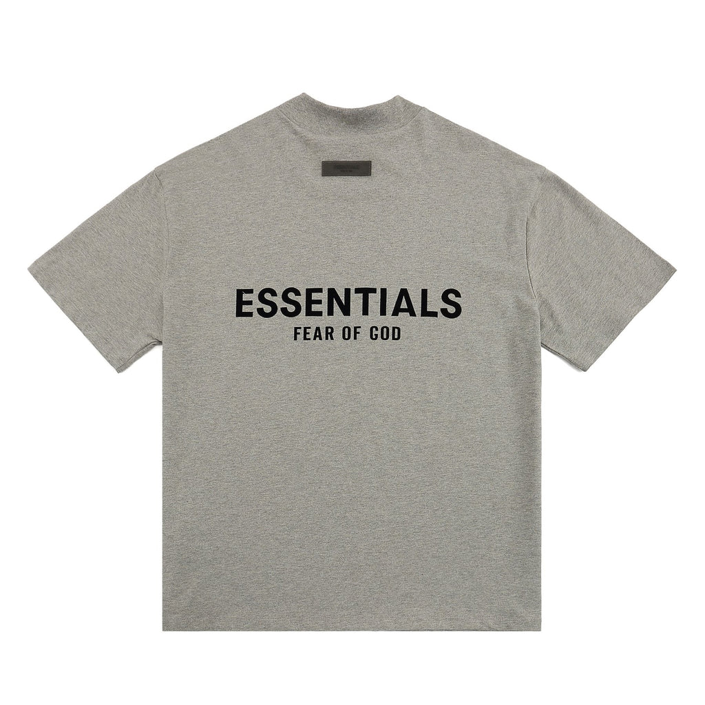 ESSENTIALS Flocked Logo Graphic T-Shirt