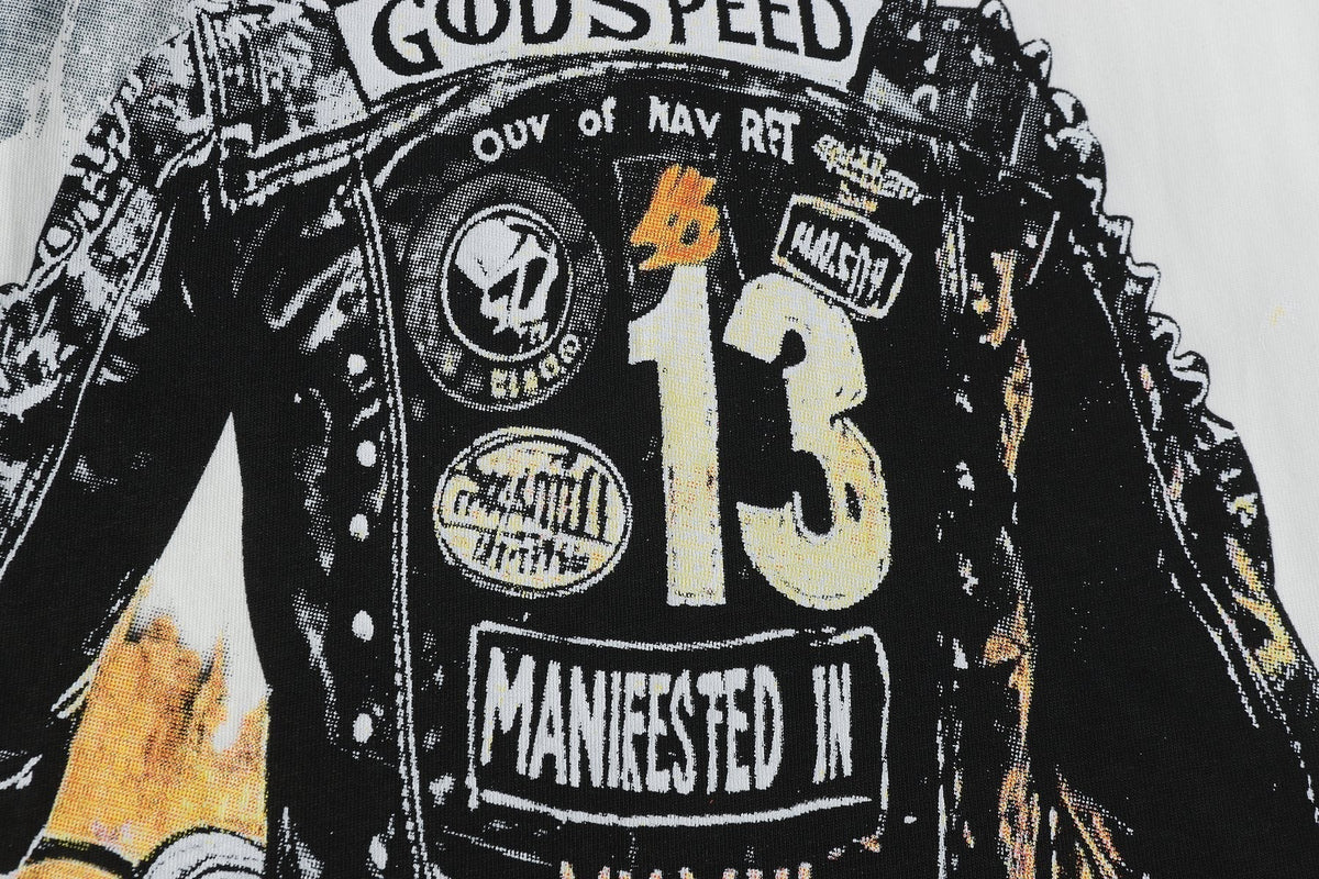 Godspeed Manifested II Biker Graphic T-Shirt