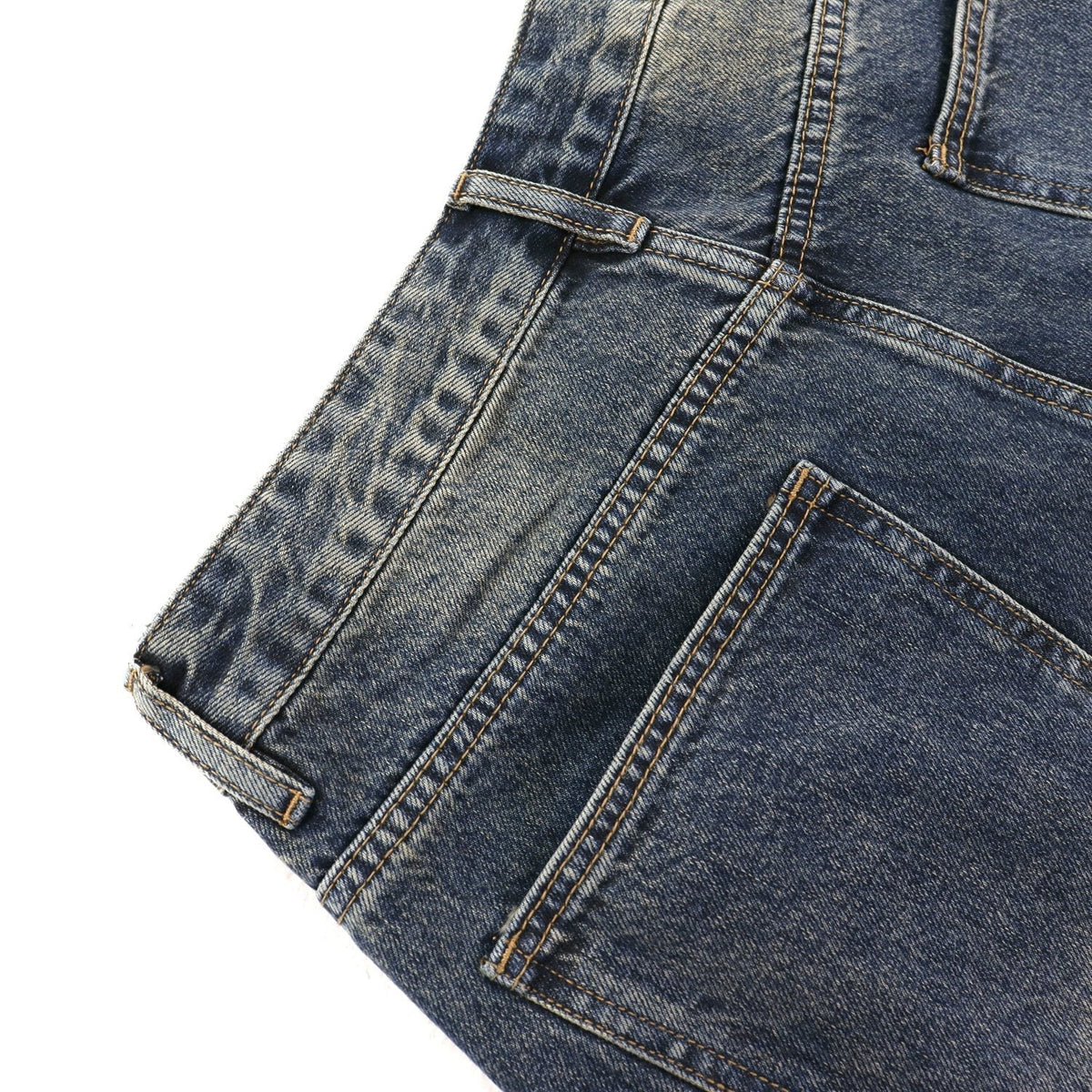 VALE Skittle Graphic Washed Denim Shorts