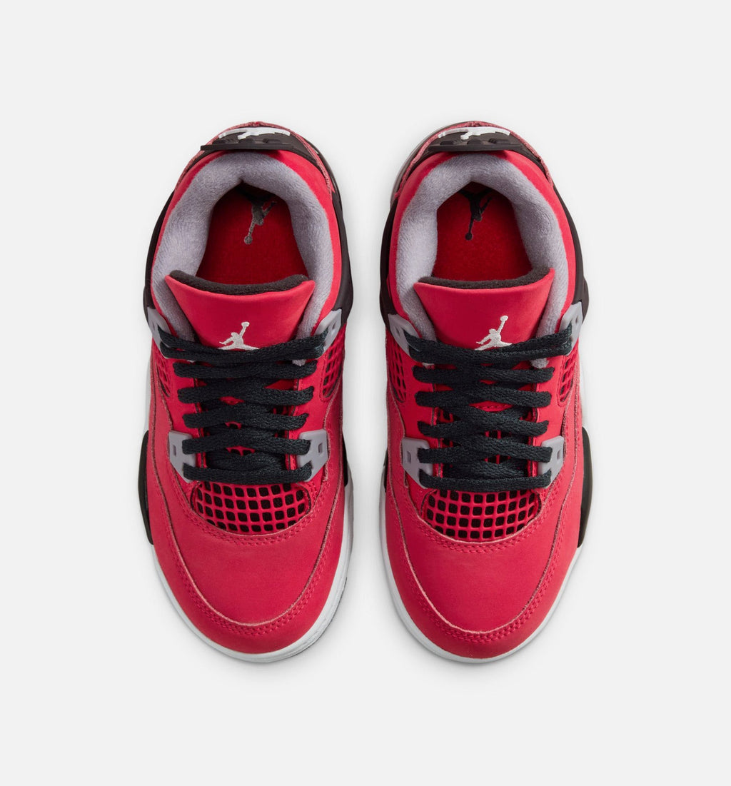 Air Jordan 4 Retro “Toro Bravo” Preschool Lifestyle Shoes (PS)
