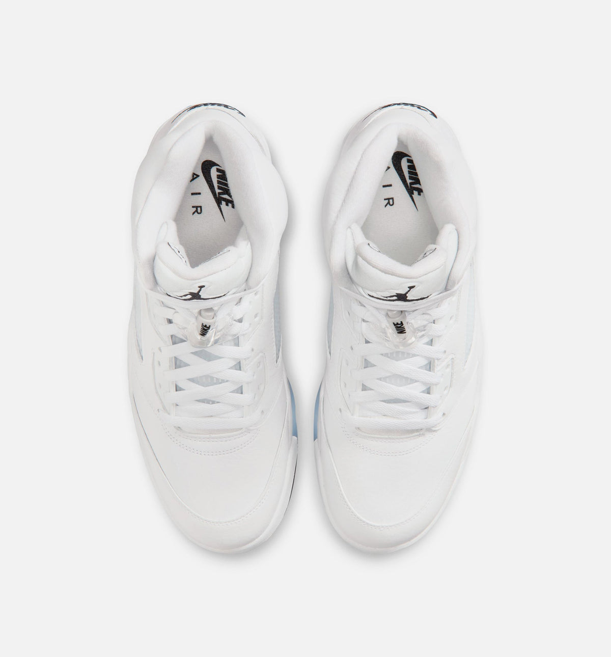 Air Jordan 5 Retro OG White Metallic Men's Lifestyle Shoes - White/Metallic Silver/Black