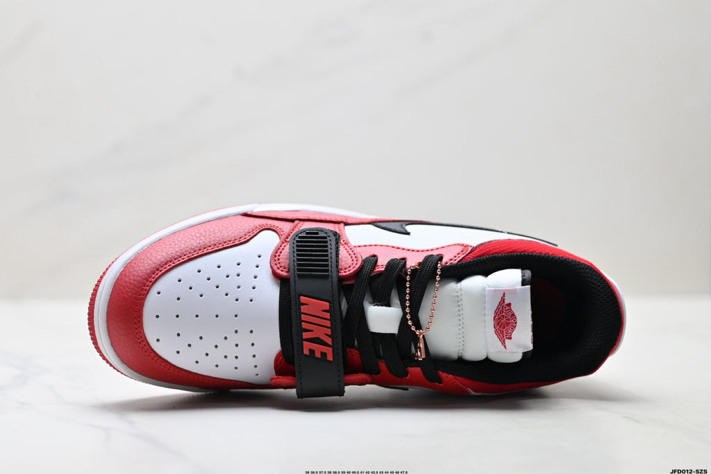 Jordan Legacy 312 Low White University Red Black Sneakers