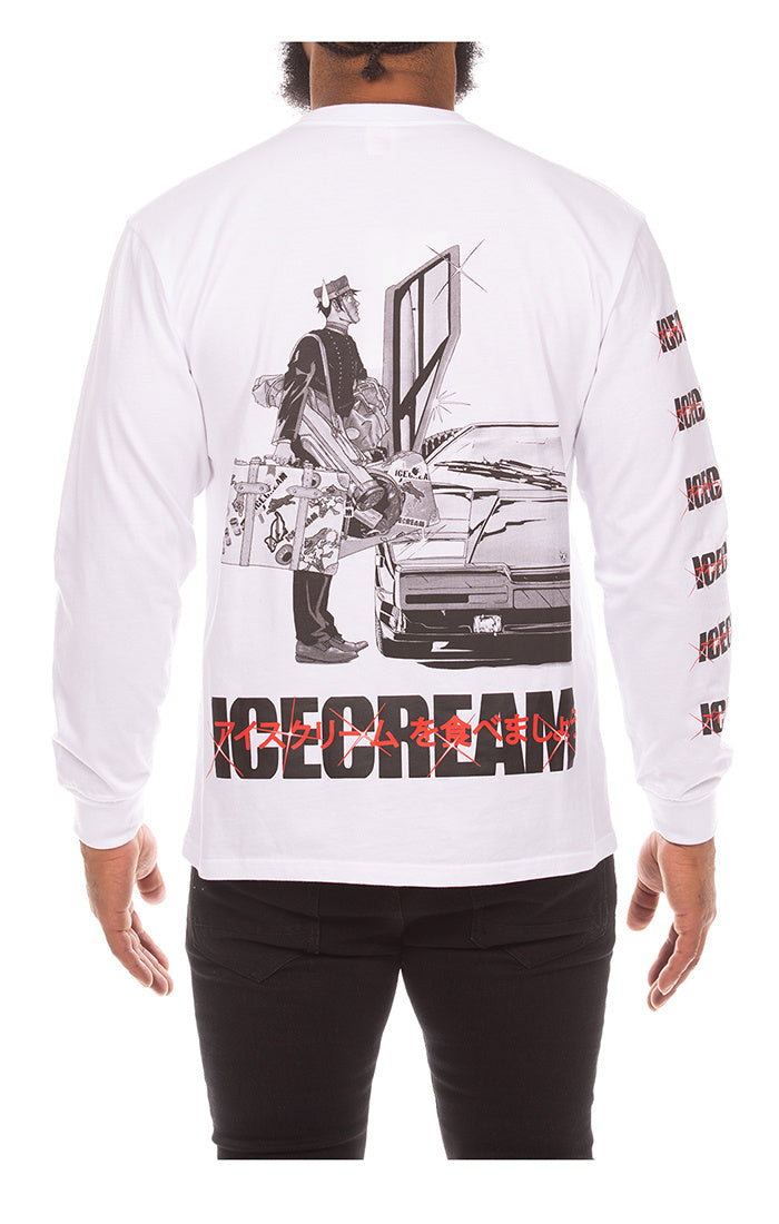 Icecream Luggage Long Sleeve Knit Tee