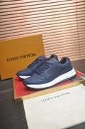 Louis Vuitton Navy Blue Low-Top Sneakers