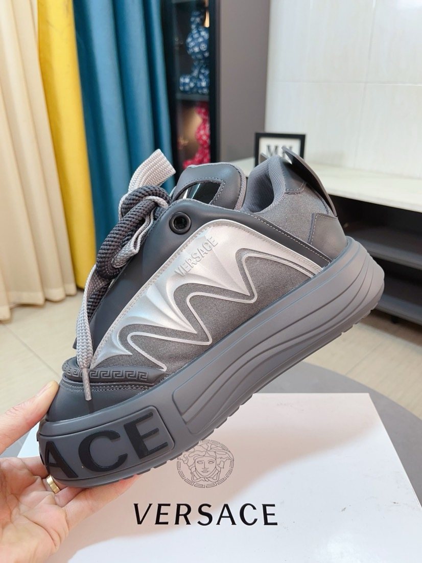Versace Men's Logo Sole Sneakers