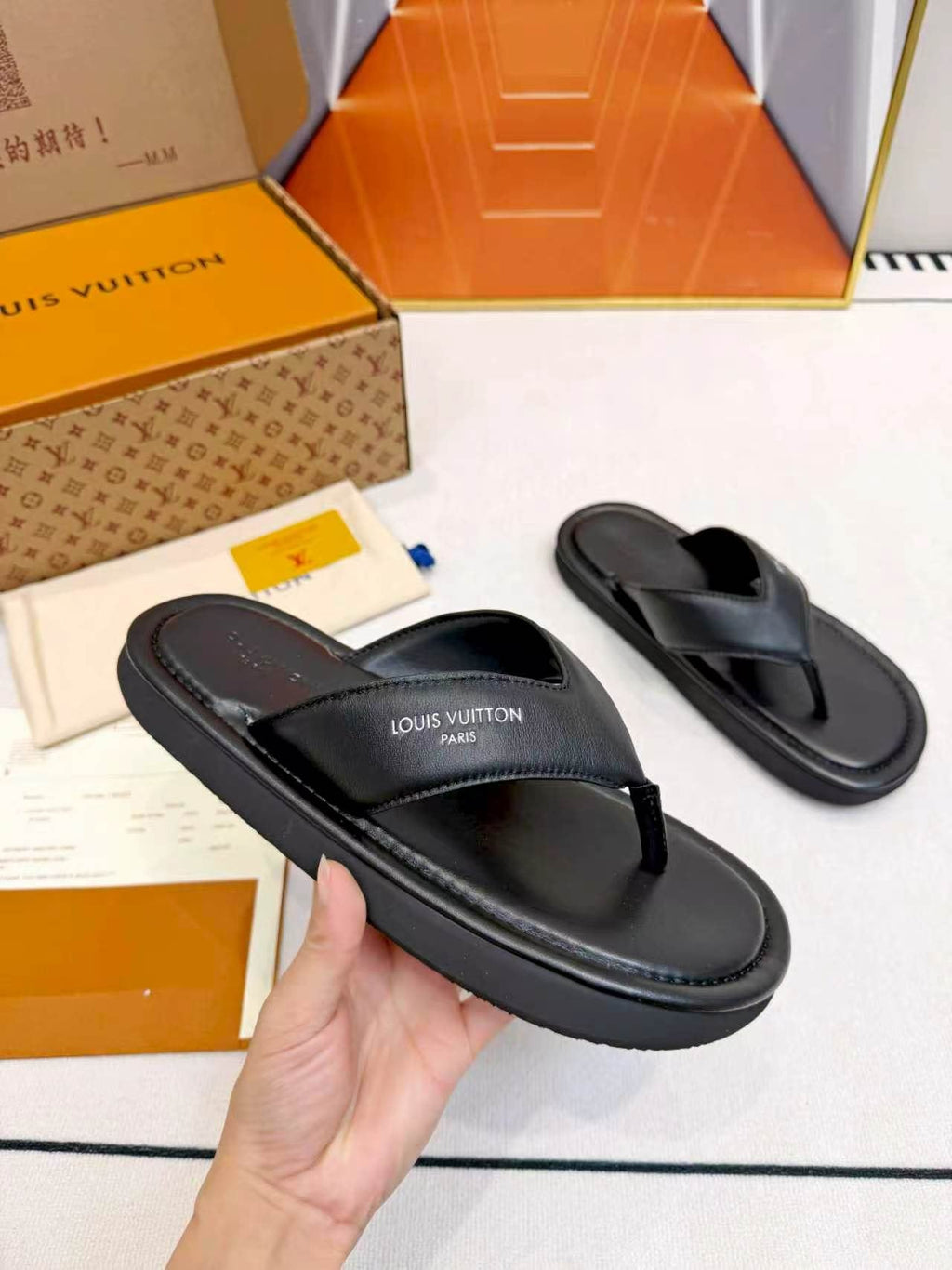 Louis Vuitton Men's V-Front Thong Sandals