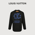 Louis Vuitton 25FW Dreamin' Man Graffiti Slogan Print Long Sleeve T-Shirt Black